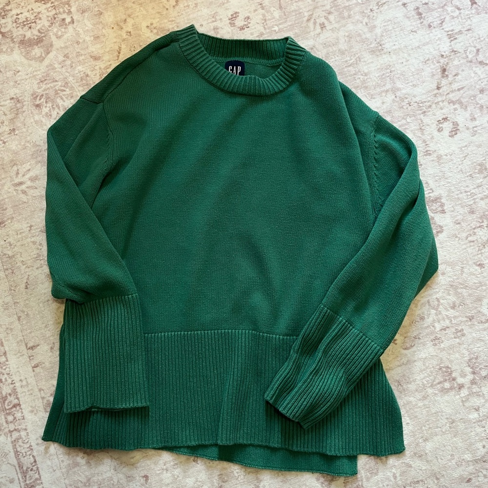 GAP 100% cotton side slit sweater